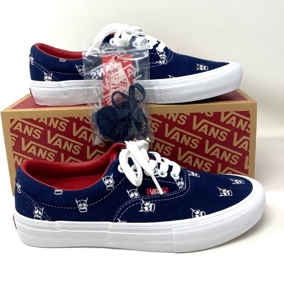 💖MEGA SALE💖VANS Era Pro Kader Sylla Halloween Suede Navy Women's VN0A347L0V0 - Picture 2 of 11